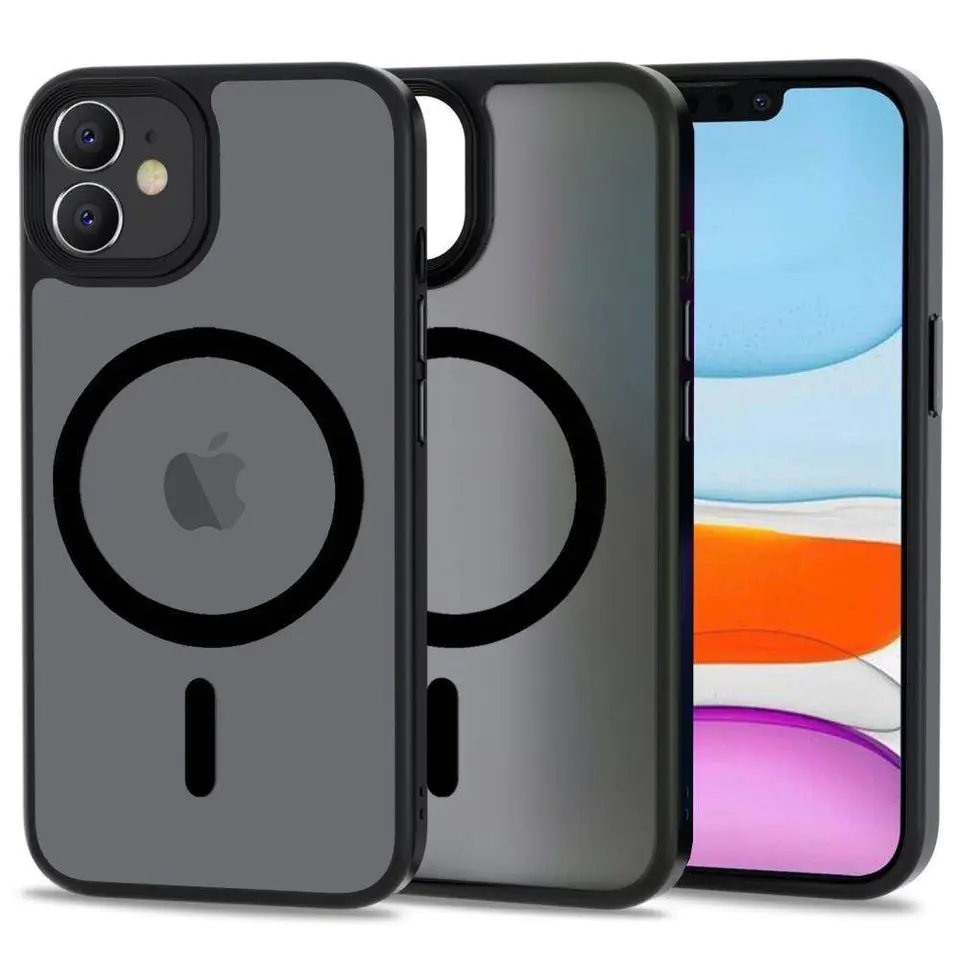 ⁨Case IPHONE 11 Tech-Protect Magmat MagSafe Matte black⁩ at Wasserman.eu