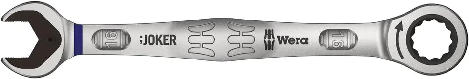 ⁨Flat wrench with ratchetringed Joker 16mm Wera⁩ at Wasserman.eu
