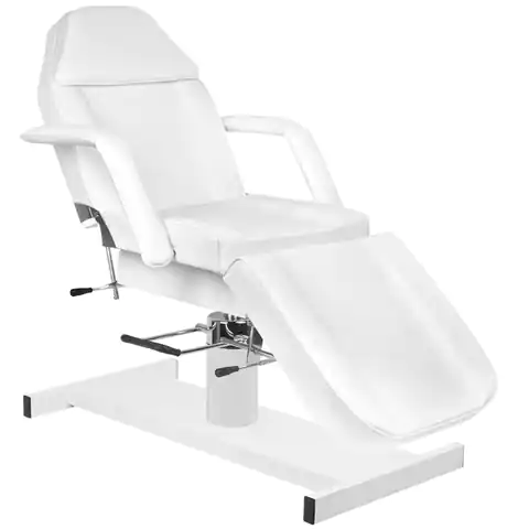 ⁨Cosmetic chair hyd. A 210 white⁩ at Wasserman.eu