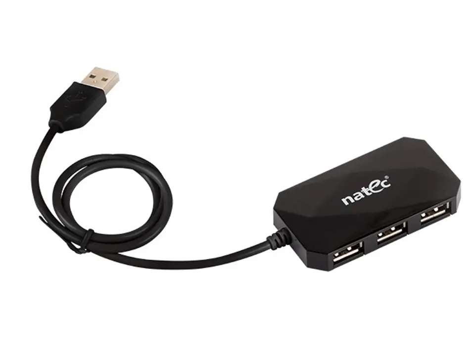 ⁨USB Hub 4-PORT LOCUST Black⁩ at Wasserman.eu