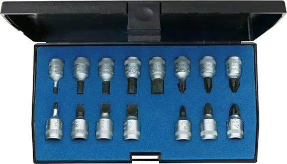 ⁨Zestaw nasadek wkrętakowych 1/4", 15-cz. INS20PM,  GEDORE⁩ w sklepie Wasserman.eu