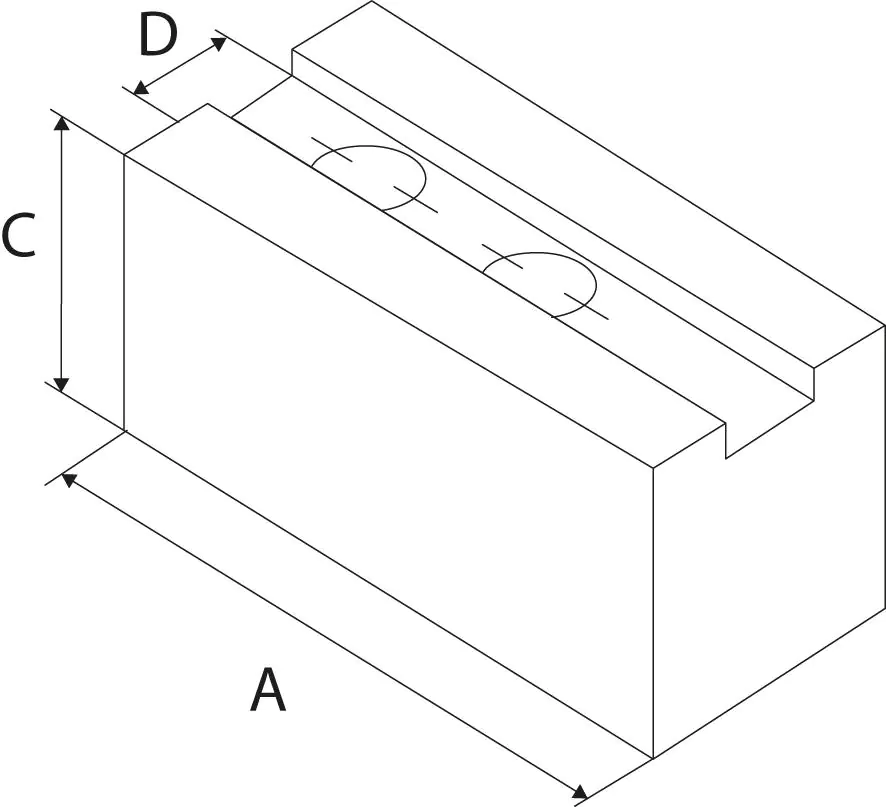 ⁨Jaw mounted, dentition 1,5x60 130x80x50mm N21 Kitagawa⁩ at Wasserman.eu