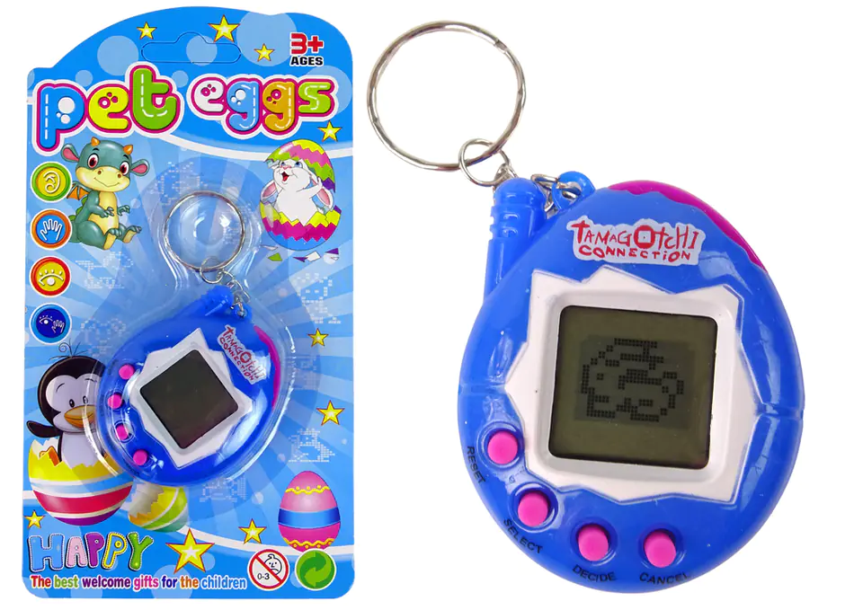 ⁨Gra Elektroniczne Zwierzątko Tamagotchi Niebieska⁩ w sklepie Wasserman.eu