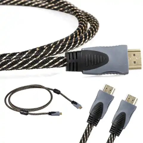 ⁨Kabel HDMI 2.0 4K 3D UHD 1,8m MIEDŹ 48 BIT LIBOX⁩ w sklepie Wasserman.eu