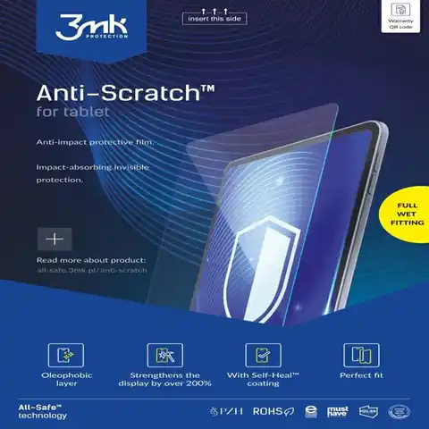 ⁨3MK All-In-One Anti-Scratch Tablet mokry montaż 5szt.⁩ w sklepie Wasserman.eu