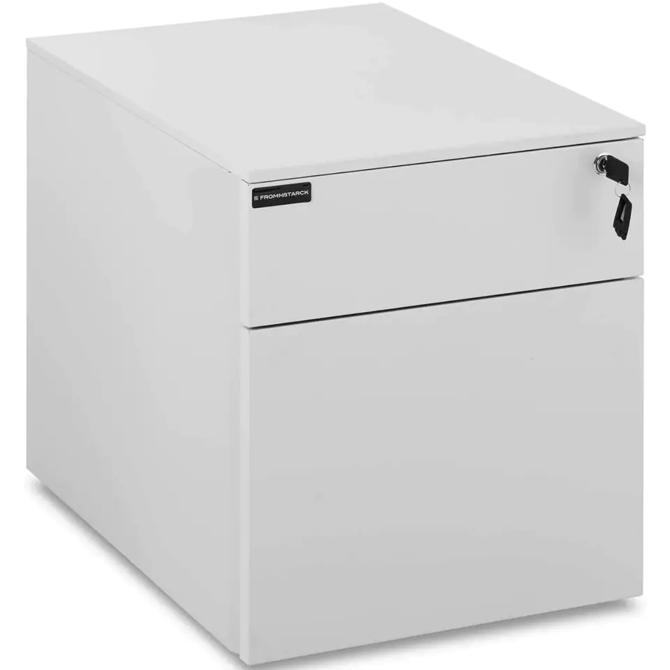 ⁨Container metal cabinet under the desk 2 drawers for key 42 x 57 x 50 cm⁩ at Wasserman.eu