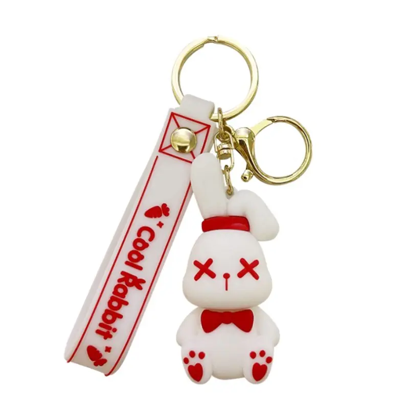 ⁨Key ring white rabbit BRL209⁩ at Wasserman.eu