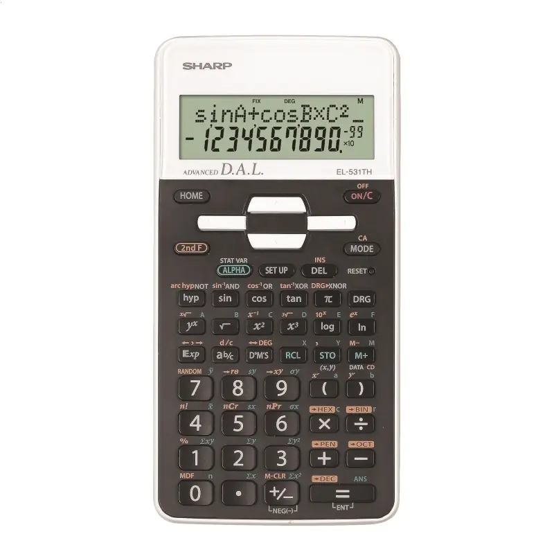 ⁨SHARP CALCULATOR SCIENTIFIC BOX WHITE EL531THWH⁩ at Wasserman.eu