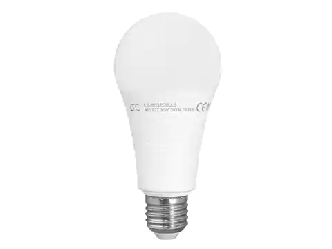 ⁨PS LED bulb A65 E27 SMD 20W 230V c.white 2400lm LTC. (1LM)⁩ at Wasserman.eu