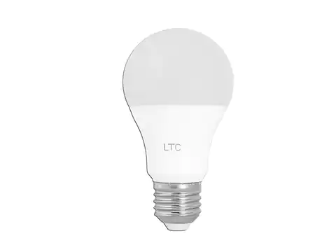 ⁨1 szt.  PS Żarówka LTC LED A60 E27 SMD 10W 230V, światło ciepłe białe, 800lm.⁩ w sklepie Wasserman.eu