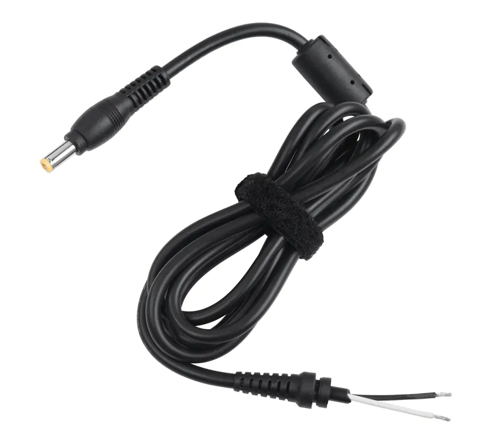 ⁨5.5/2.5 (19V/6.3A) mains plug with Rebel mounting cable⁩ at Wasserman.eu
