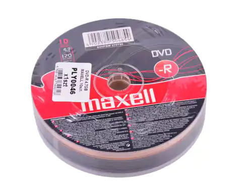 ⁨DVD-R 4.7GB MAXELL 10szt. (1LL)⁩ w sklepie Wasserman.eu