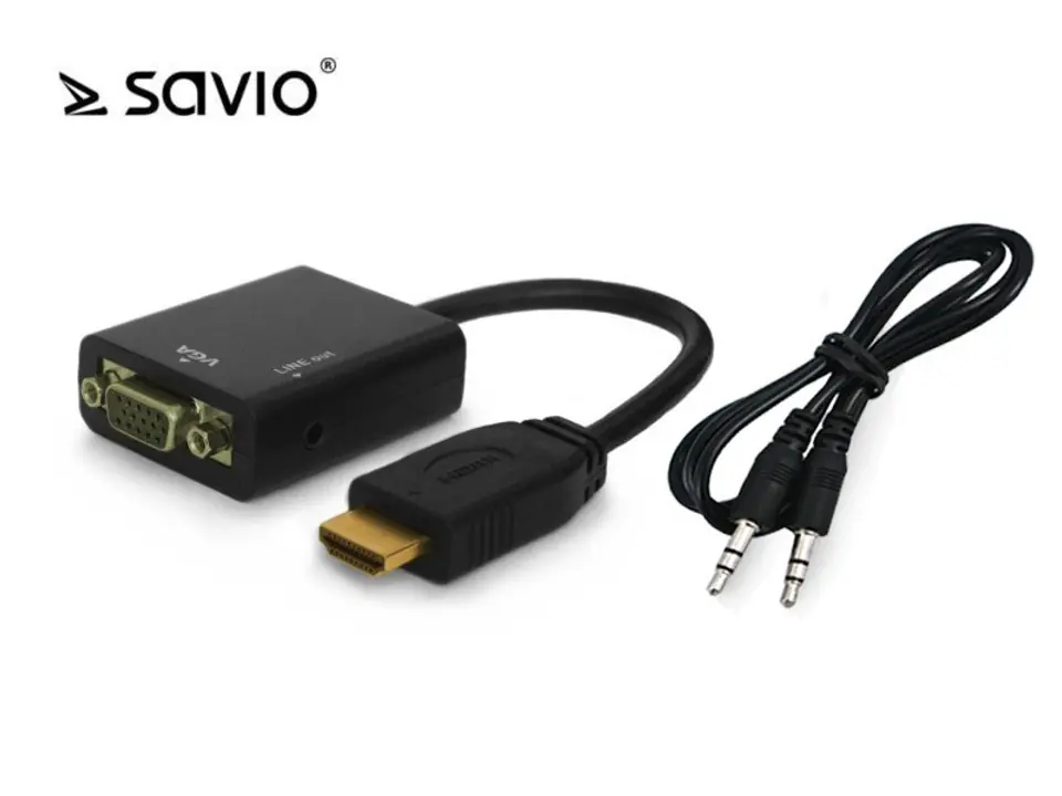 Adapter CL23 HDMI-VGA SAVIO at Wasserman.eu