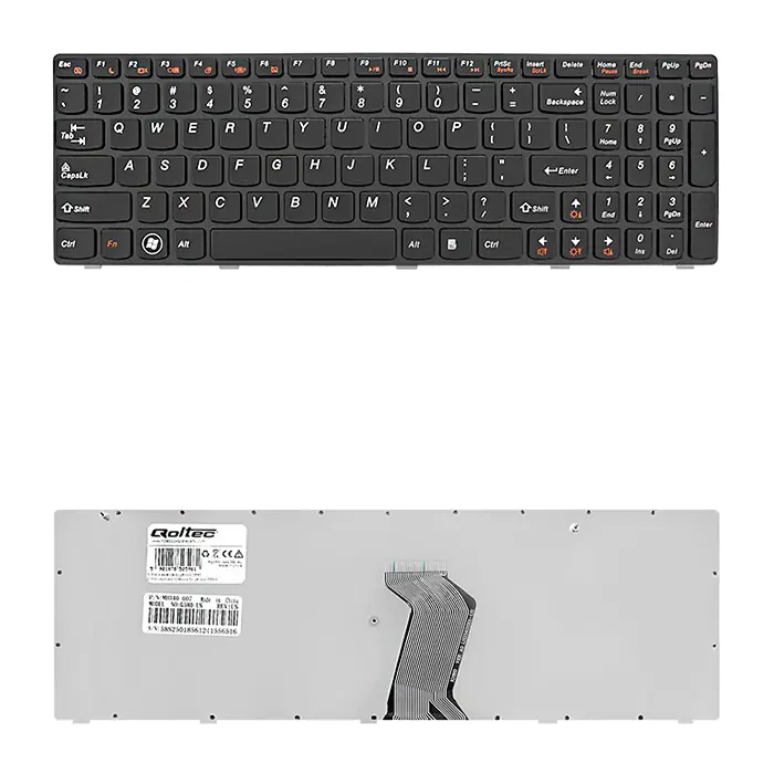 ⁨Qoltec Keyboard for Lenovo G580 | P585 | Z580 (0NC)⁩ at Wasserman.eu