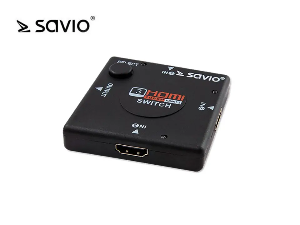 Switch HDMI 3 ports SAVIO at Wasserman.eu