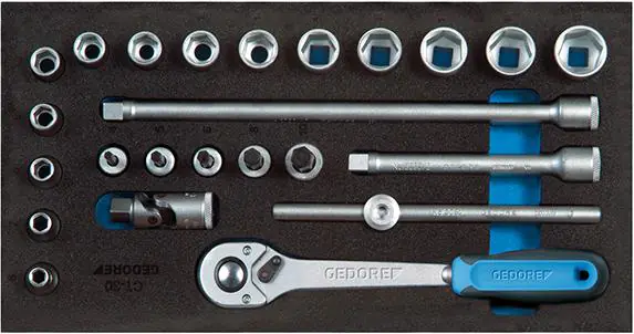 ⁨Tool module. CT1/3 Set of replacement socket wrench 3/8" GEDORE⁩ at Wasserman.eu