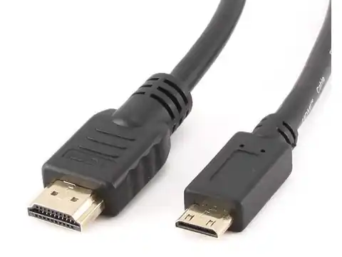 ⁨Gembird CC-HDMI4C-6 HDMI cable 1.8 m HDMI Type A (Standard) HDMI Type C (Mini) Black⁩ at Wasserman.eu