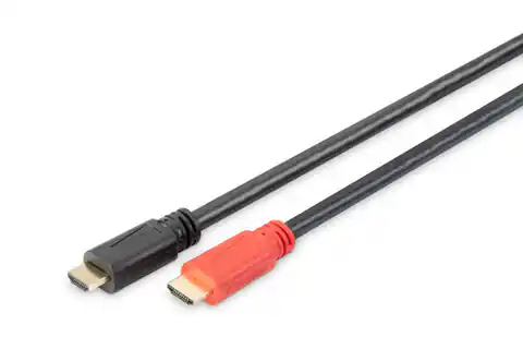 ⁨HighSpeed HDMI connection cable with Ethernet with 4K amplifier 30Hz UHD HDMI A/A M/M 15m⁩ at Wasserman.eu