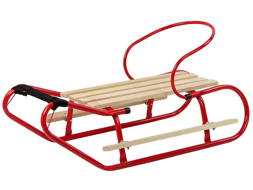 ⁨Metal sledge backrest strap red⁩ at Wasserman.eu