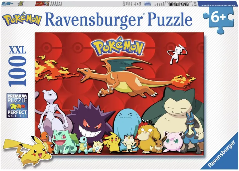 ⁨Puzzle 100 elementów XXL Pokemon⁩ w sklepie Wasserman.eu