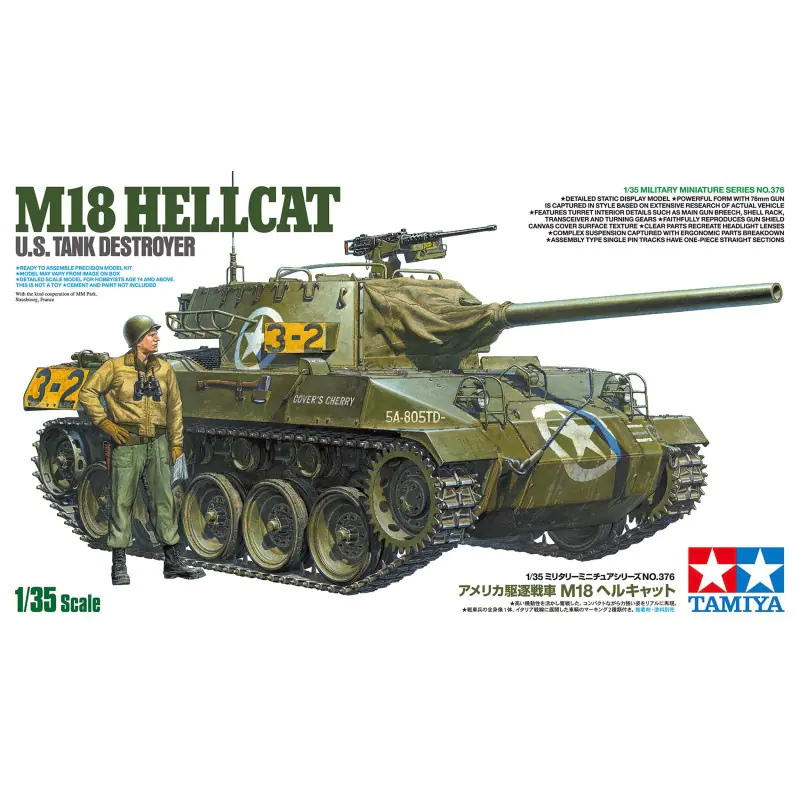 ⁨Model plastikowy Amerykański niszczyciel czołgów M18 Hellcat⁩ w sklepie Wasserman.eu