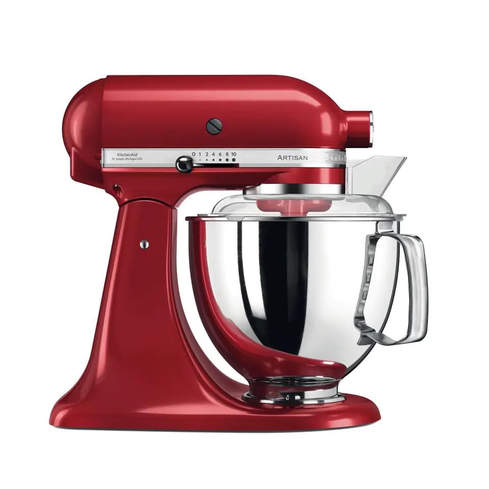 ⁨KitchenAid Artisan 5KSM175PS food processor 300 W 4.8 L Red⁩ at Wasserman.eu