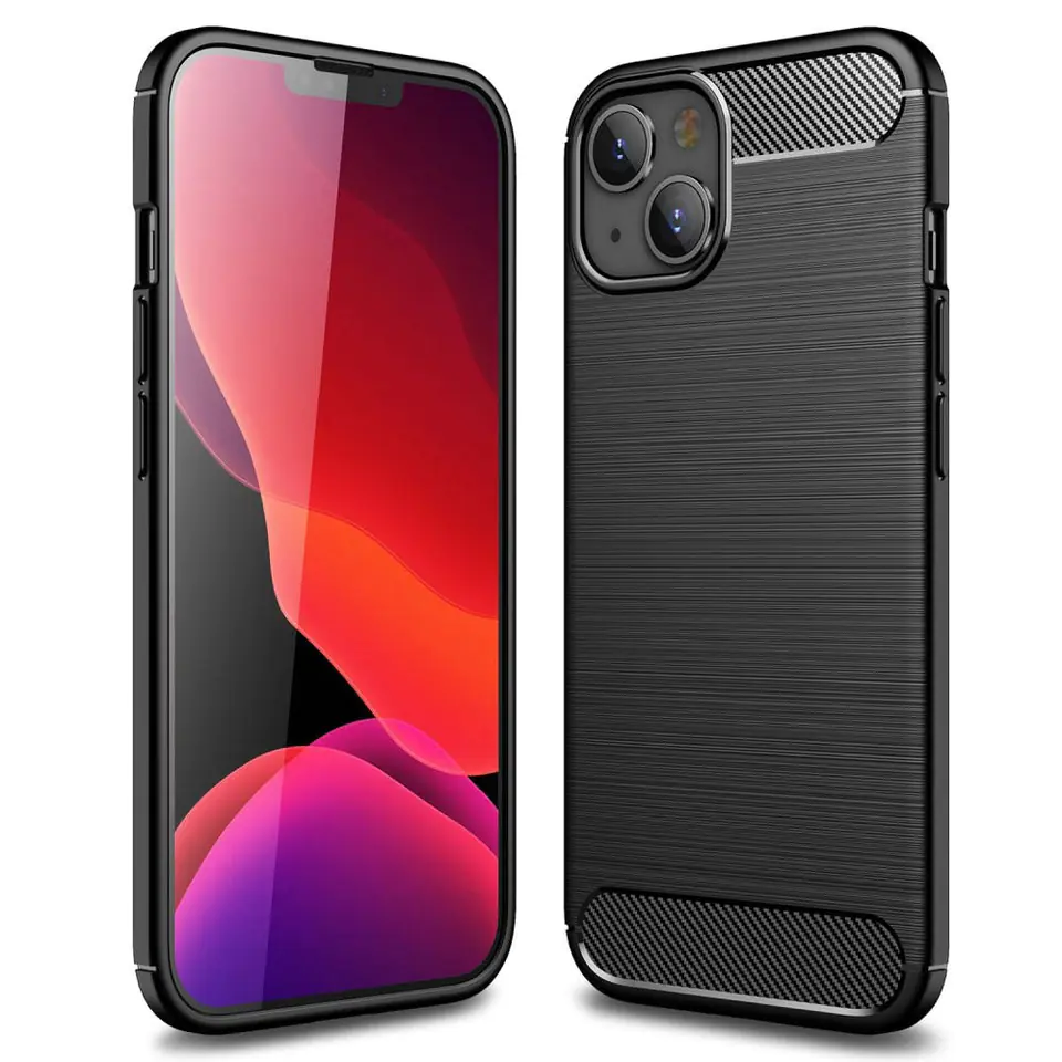 ⁨Case IPHONE 14 PLUS Nexeri Carbon Armoured black⁩ at Wasserman.eu