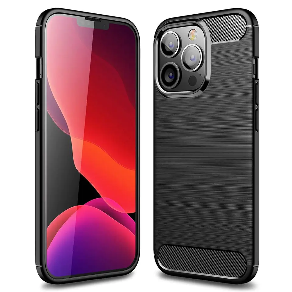 ⁨Case IPHONE 14 PRO Nexeri Carbon Armoured black⁩ at Wasserman.eu