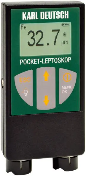 ⁨Coating thickness meter Pocket-Leptoscope 2026 Fe/NFe GERMAN⁩ at Wasserman.eu