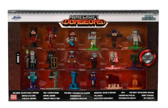 ⁨Zestaw figurek kolekcjonerskich Jada Minecraft 18 pack, Wave 7⁩ w sklepie Wasserman.eu