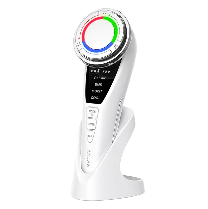 ⁨Ultrasonic facial massager with light therapy ANLAN 01-ADRY15-001⁩ at Wasserman.eu