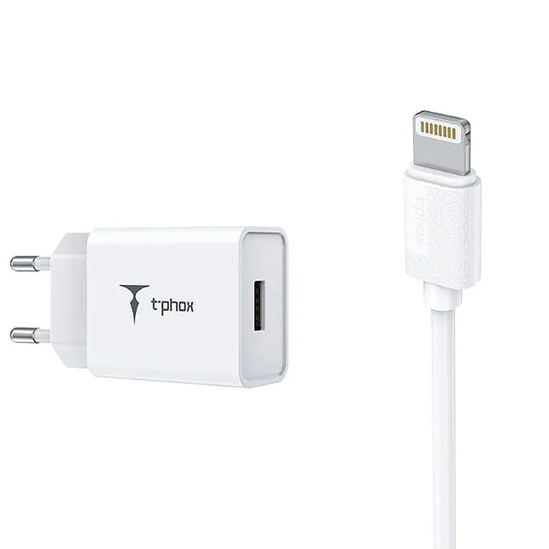 ⁨ORDER NETWORK T-PHOX MINI-EU LIGHTNING WHITE 1.2M 2.4A⁩ at Wasserman.eu