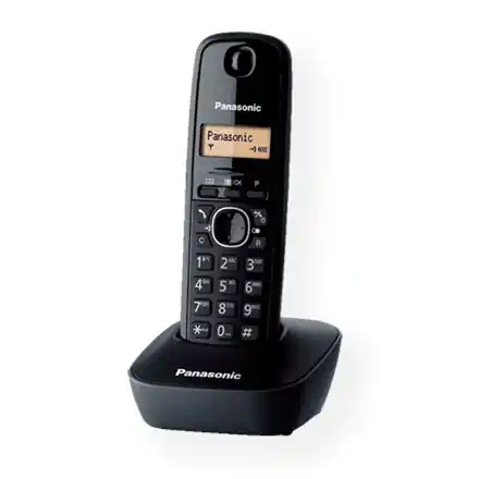 ⁨Panasonic | Cordless | KX-TG1611FXH | Built-in display | Caller ID | Black | Phonebook capacity 50 entries | Wireless connection⁩ w sklepie Wasserman.eu