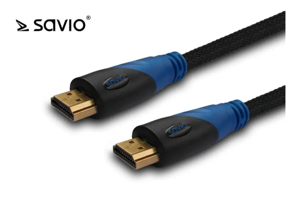 Cabel HDMI CL-07 3m braid nylon, gold v1.4 at Wasserman.eu
