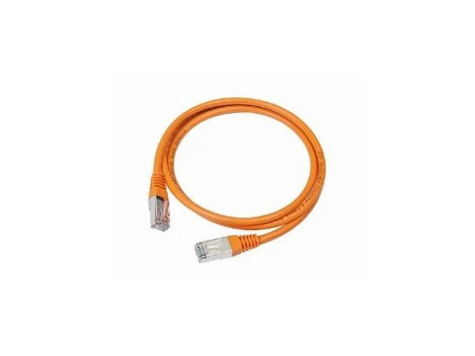 ⁨Patch cord kat.5e osłonka zalewana 0.25M pomarańczowy⁩ w sklepie Wasserman.eu