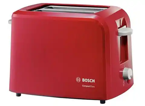⁨Bosch TAT3A014 Toaster 2 Scheibe(n) Rot 980 W⁩ im Wasserman.eu