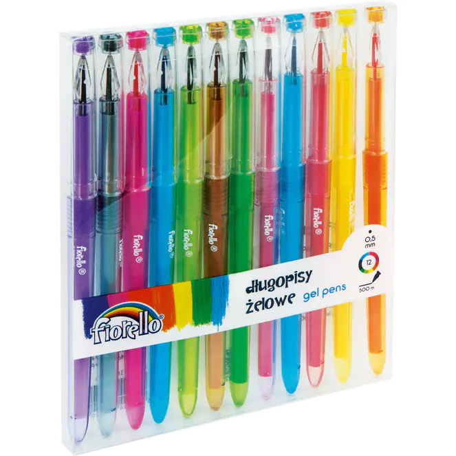 ⁨Gel pens-zset.12 col.neon FIORELLO GR-F573-12 160-2140⁩ at Wasserman.eu