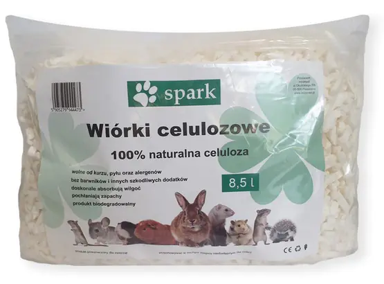 ⁨Spark Wiórki celulozowe 8,5L⁩ w sklepie Wasserman.eu