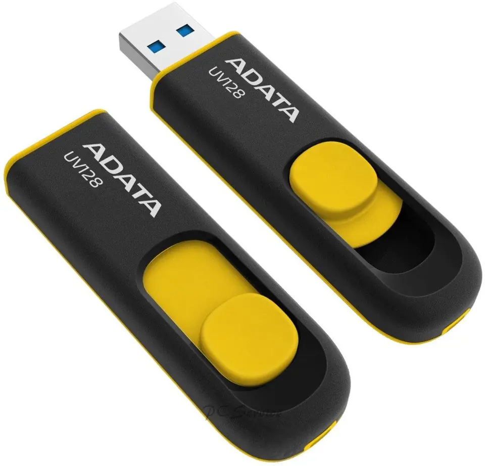 DashDrive UV128 64GB USB 3.2 Gen1 Black-Yellow at Wasserman.eu