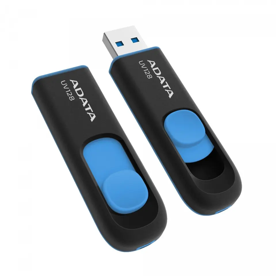 DashDrive UV128 128GB USB 3.2 Gen1 Black-Blue at Wasserman.eu