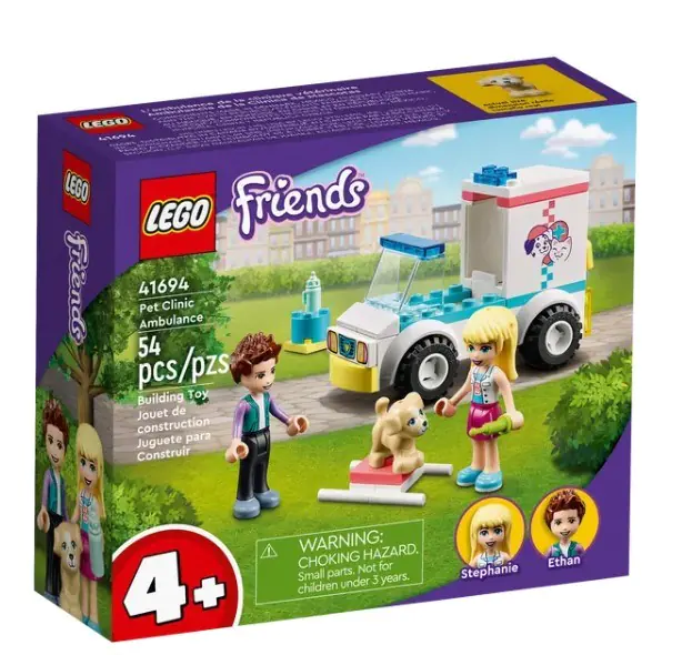 ⁨LEGO Friends 41694 Karetka kliniki dla zwierzątek⁩ w sklepie Wasserman.eu