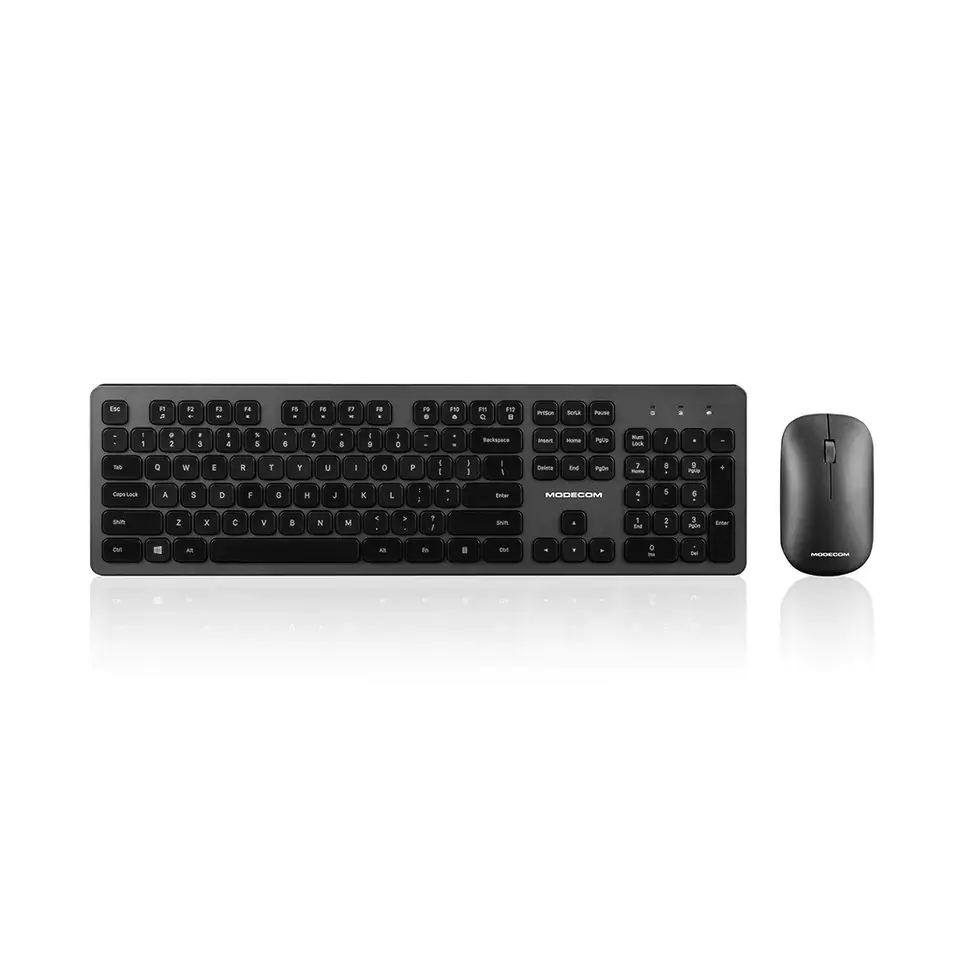 ⁨Modecom 5200C wireless keyboard + mouse set⁩ at Wasserman.eu