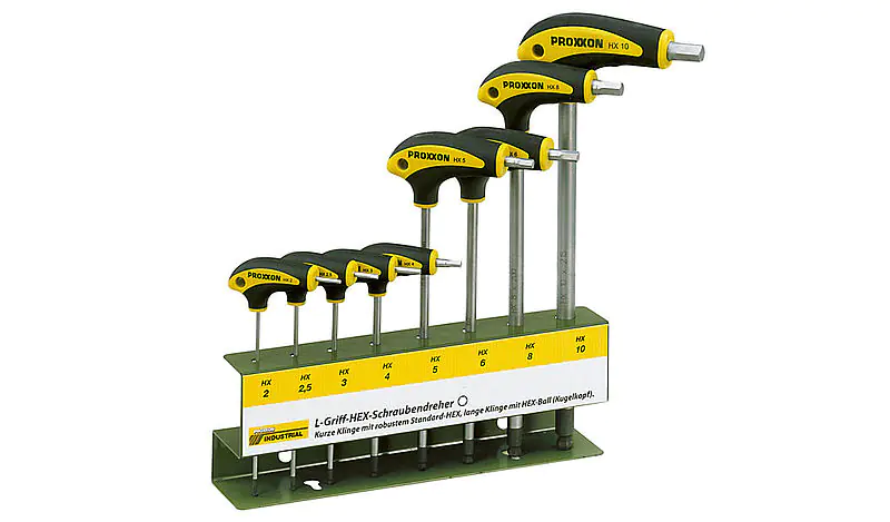 ⁨SET OF ALLEN SCREWDRIVERS TYPE L 8PCS.⁩ at Wasserman.eu