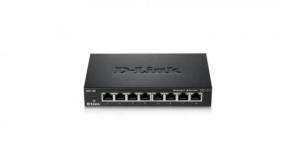 DGS-108 switch L2 8x1GB Desktop at Wasserman.eu
