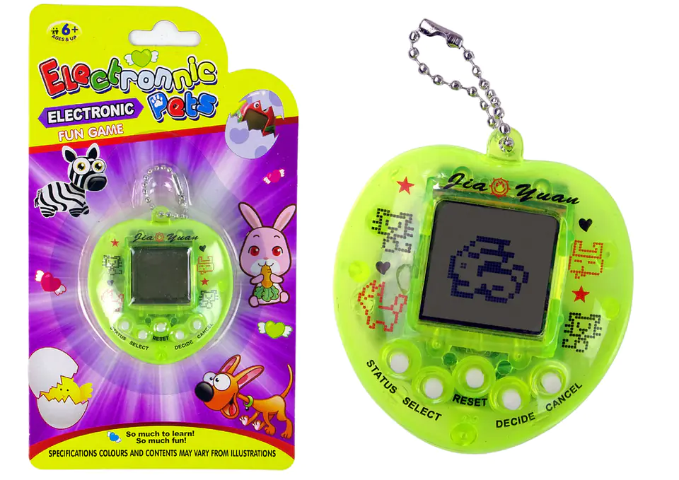 ⁨Gra Elektroniczna Tamagotchi  Zwierzątko Żółta⁩ w sklepie Wasserman.eu