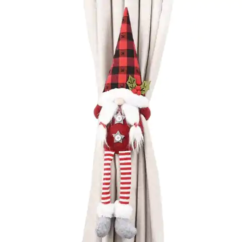 ⁨Mikołaj skrzat krasnal świąteczny Boże Narodzenie na Rzep 50 cm Wzory Norweskie KSN41⁩ w sklepie Wasserman.eu