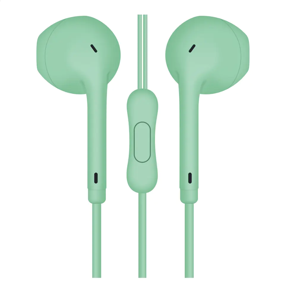 ⁨FREESTYLE EARPHONES MINI JACK + MIC MACAROON STYLE GREEN [45758] TE⁩ w sklepie Wasserman.eu