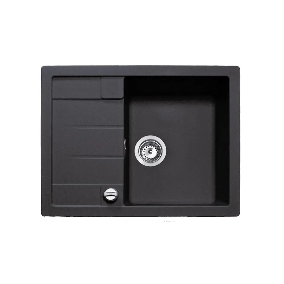Kitchen sink Astral 45 B-TG onyks metalic at Wasserman.eu