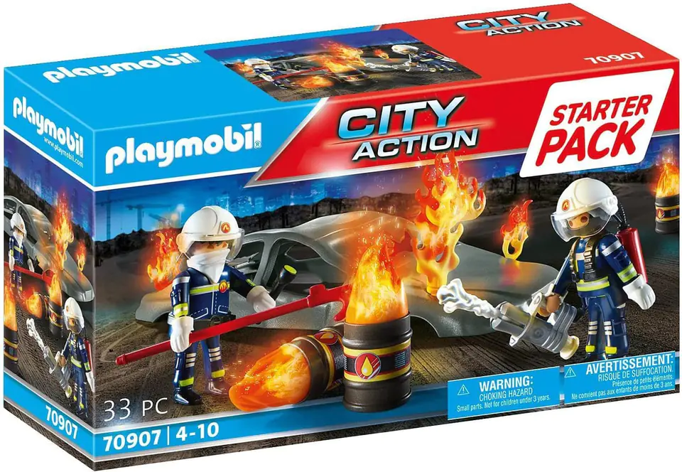 ⁨Zestaw City Action 70907 Starter Pack Ćwiczenia Straży Pożarnej⁩ w sklepie Wasserman.eu