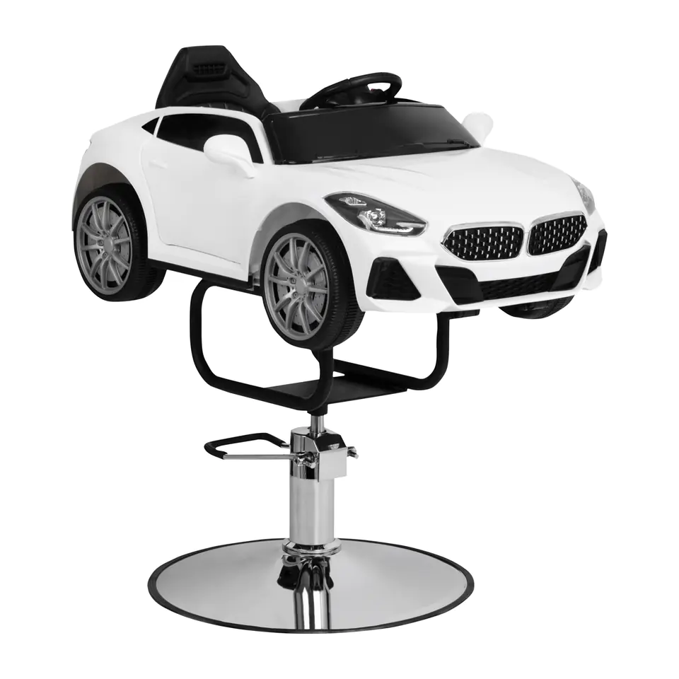 ⁨Children's hairdressing chair BM toy car white⁩ at Wasserman.eu